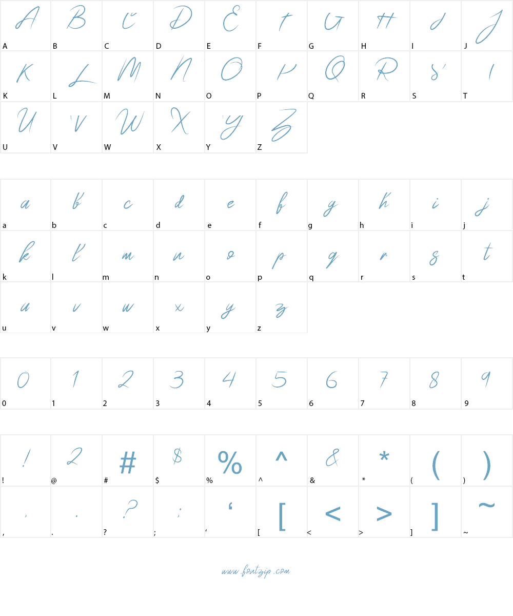 The Youther Font Character
